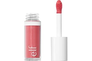 e.l.f. Camo Liquid Blush – högpigmenterad, långvarig flytande rodnad skapar en delikat fuktig yta, vegansk och inte testad på djur, Cheeky Lychee