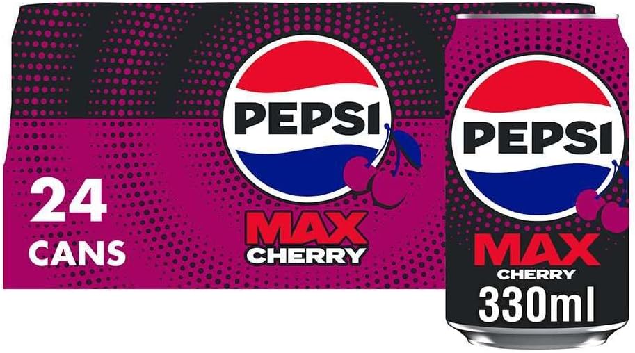 Prise en Main & Utilisation au Quotidien : Pepsi Max Cherry Cola 330ml Can 24 Pack
