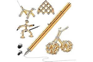 KOVIM Fidget Pen Stocking Fillers Kids, Christmas Secret Santa Birthday Gifts Cool Fidget Toy for Teenage Boys Girls Gifts, Anxiety Stress Relief Funny Dad Gift for Him Men Boyfriend (gold)