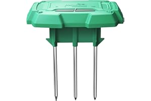 RAINPOINT Sensor de Humedad para Suelo con WiFi para Ordenador de riego, Compatible con Ordenador de riego WiFi de 2,4 GHz, Accesorio de Control de riego, Control por aplicación