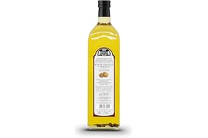 ‎VALNERINA TARTUFI Valnerina Tartufi weißes Trüffelöl 1L White Truffle Oil, Olivenöl mit schwarzem Trüffelaroma und echtem Trüffel, Öl zum Kochen und Würzen, Flasche 1000 ml