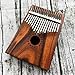 Produktbild Tellabouu for 17 Schlüssel Kalimba Elch Schallloch Einzelplatine Mahogany Daumen Klavier Mbira Natural Mini Keyboard Instrument