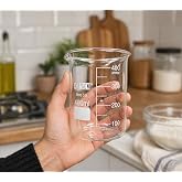400 ml Cam Beher &ndash; Isıya Dayanıklı Laboratuvar Tipi &Ouml;l&ccedil;&uuml; Kabı