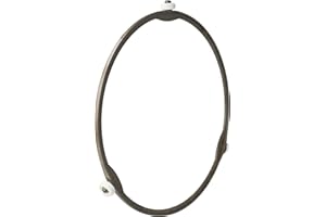 vhbw Drehring Antriebsring 19cm universal für Mikrowellen z.B. kompatibel mit Bosch, Siemens, AEG, Severin - braun/weiß