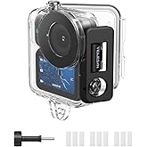 TELESIN Osmo Nano Uyumlu Su Ge&ccedil;irmez Kılıf (60M), Osmo Nano Waterproof Dive Case