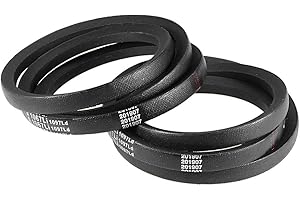 sourcing map A1067/A42 Trapezoidal Correas 42" Interior Circunferencia, A-Sección Caucho Transmisión Correa 2uds