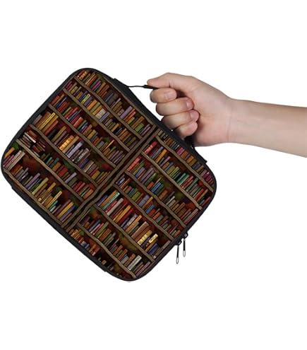 Funda Protectora Para Libros Con Diseño De Animales | Tela Lavable, Cremallera Y Bolsillo Extra - Medidas 22x28 Cm