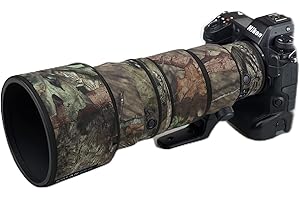 Rolanpro Manteau de camouflage pour Nikon Z 400 mm f4.5 VR S Camouflage Rain Cover Housse de protection pour pistolets Housse de protection Vêtements - #23 Jungle marron étanche