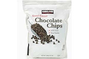 Kirkland Signature Semi-Sweet Chocolate Chips 2.04kg, (Pack of 1) | Ideal for Baking | Semi Sweet | Sold by Essential Products