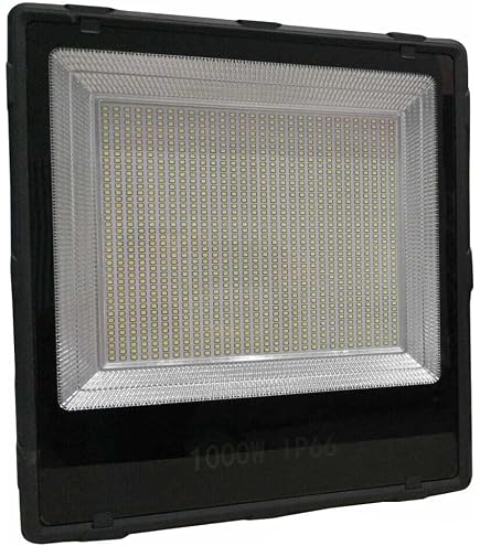 Faretto LED Esterno 1000W, IP67 Impermeabile, Super Luminoso 40000lm, Luce Bianca 6500K Per Giardino E Sicurezza