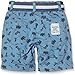 Pumpkin Patch Baby-Boys Printed Dino Shorts Plain Shorts, Blue (Aquarius), 6-9 Months (Manufacturer Size:6-12M))