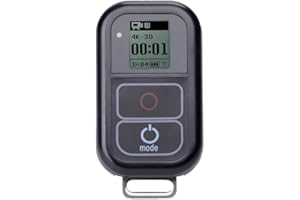 Télécommande sans Fil Suptig, télécommande Intelligente, Compatible avec GoPro Hero8/Hero 7 Black/Hero 6/ Hero 5/5session/4/4S/3+/3, étanche 2 mètres.