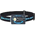 OLIGHT Perun Mini LED Headlamp 1000 Lumens Rechargeable, Right Angle Flashlight with Headband, EDC Handheld Flashlight for Camping, Running, Outdoor, Power Outage, Night Fishing, and Riding