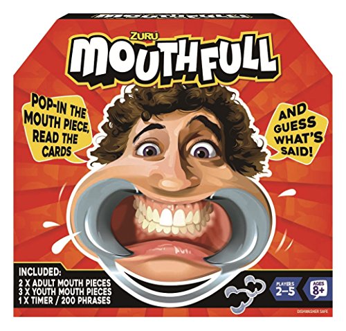 Zuru 28162 Mouthfull Family Party Game with Mouthpieces