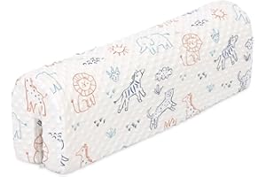 HAVARGO Bettkantenschutz für Kinderbetten, Bettschiene Stoßfänger Schutz, Schutz für Bettrahmen Rand Schutz Kleinkinder Kinderbett, abnehmbare Abdeckung -70CM