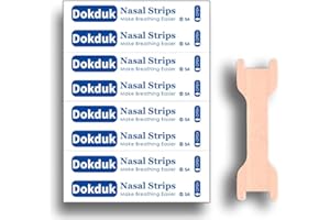 WUNDROUS Cerotti Nasali Antirussamento 120 pezzi, Allevia Istantaneamente la Congestione Nasale, Aiuta a Ridurre il Russare, Cerotti i Nasali per Respira Bene (Large)