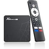 Android TV Box with 2GB 16GB RK3518 Quad-Core 64bit Cortex-A53 Chipset, Android TV Box 2025 supports dual band WiFi, Bluetoot