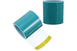 Milisten 2 Rolls Resin Tape Epoxy Resin Molding Tape Roll Silicone Adhesive Tapes Traceless Craft Tape Sky Blue for Making Epoxy Resin Craft Pendant Tables Hollow Frame Bezels