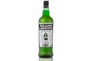 William Lawson's Whisky Blended Scotch, Spirit avec du Malt Fruité, 40 % Vol, 100cL / 1L