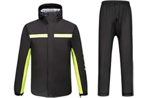 Ynport Crefreak, Impermeabile Unisex per attività all'aperto, Mimetica con Cappuccio, Giacca Antipioggia a Poncho