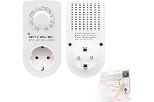 8 A varvtalsregulator 230 V motor, varvtalsregulator 230 V, motor hastighetsregulator, 1 600 W (ohm last), 500 W (induktiv la