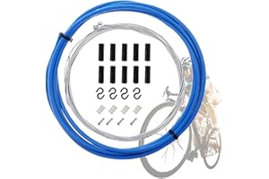 CERIOLL Kit De Cable De Desviador Para Bicicleta, Kit De Cables De Desviador De Bicicleta Y Carcasa, Kit De Carcasa De Cable De Cambio De Bicicleta Universal, Conjunto De Caja De Cable De Desviador De