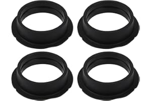 VGOL 4pcs Car Parking Sensor Seal Rings Silicone Seal Rings 1T0919133C 9B9 Compatible with Audi Compatible with VW Compatible with Skoda Black