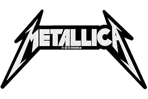 signs-unique Metallica Shaped Logo Patch 70mm x 120mm (rz)