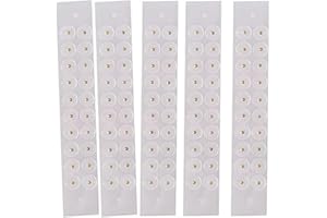 Zeizafa 100Pcs Disposables Ear Sticker Acupunctures Beads Ear Care Bead Auricular Ear Sticker Massager Clear Ear Point Sticker