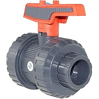 Cepex PVC Kugelhahn 2 Wege Klebmuffe 20 mm