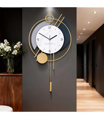 Wall Clock Mute Modern Wall Clock 30 Cm Stick Figures Male Guy