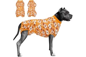 PetWarm Surgery Recovery Suit for Dogs – Cotton Protect Dog Abdominal, After Surgery Onesie for Male & Female – Dog Cone & E-Collar Alternative – Dog Cat After Surgery dog onesie,XX-Large