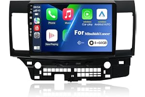 [4+ ] 10.1" bilradio för Mitsubishi Lancer 2008-2016 Android 15 med Wireless Carplay Android Auto DSP Wifi GPS Navi Bluetoo