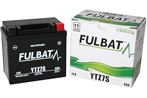 Batería FULBAT SLA YTZ7S 12V 6Ah 130A Largo: 113 x Ancho: 70 x Alto 105 (mm)