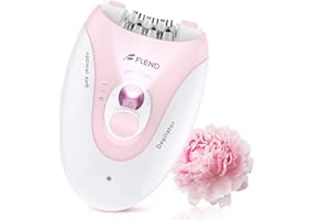 BUBBACARE Epilierer Damen, Gesichtshaarentferner für Frauen, USB Elektrischer Epilierer Damen mit LED-Licht, 2 Geschwindigkeit, Gesichtsepilierer Damen für Körper, Achselhöhle, Bein
