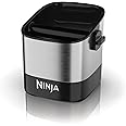 Ninja Luxe Café Knock Box, Accessories for Espresso Machine, Easy & Mess-Free Puck Disposal, Coffee & Espresso Grounds, Non-Slip Base, Removable Bar, Holds 10 Double Shot Pucks, XSKKNOCKBOX