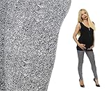 Umstand Hose Umstandshose Muster Leggings Leggins lang gekämmte Baumwolle - 4