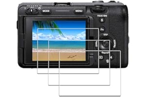 iDaPro Osłona ekranu do kamery Sony Alpha FX30 / ZV1/ ZV1F /ZVE10 /ZV1 II Cinema Camera[3 sztuki] szkło hartowane, łatwa instalacja