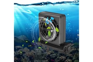 Longzhuo Wentylator do akwarium mini Single Head regulowany wentylator do akwarium wiszący Chiller 100-240 V (przepisy europejskie)