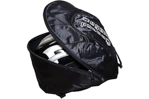 DEGEND | Mochila para Casco Moto Hombre y Mujer - Porta Casco para Moto con Forro Interior Anti Rayas y Espalda Acolchada - Accesorios para Moto - Mochila Moto - Talla Única Color Negro