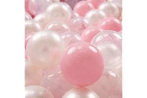 KiddyMoon Balles Colorées Plastique ∅7Cm pour Piscine Enfant Bébé Fabriqué en EU