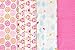 The Swaddle Cotton Company PM41 100 Percent Cotton Flannel Baby Receiving Blanket (76 x 76 cm, Pink, Owl and Cloud Design, Packof 4)