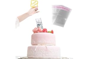 DEER PLATZ Gâteau ATM, Gâteau Tirelire Tirelire, Tirelire Gâteau Réutilisable, Avec 20 sacs transparents, pour Les Fournitures de Fête d'anniversaire, Surprise Cadeau