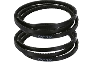 sourcing map 2pcs XPZ1340 EPDM V-Belt, Wedge Section Cut Edge Cogged Industrial Rubber V Belt 10mm Width x 1340mm Pitch Circumference