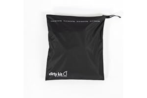 DIRTY KIT Dirtykit Antibacterial Bag - Reduces Spread of Odours + Kills 99% of Bacteria - Perfect for Gym Bag/Trainers/Shoes - With Secure Zip Closure - As Seen in GQ and Vogue
