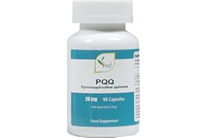 VED HEALTHCARE Ved PQQ (pyrroloquinoline quinone) | Norme de qualité GMP | 20 mg, 90 gélules