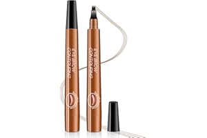 RENHUANGFUXI Eyebrow Pen, Waterproof Eyebrow Pencils, Brow Pencils Easy Makeup Tool, Natural Looking Long-Lasting Eyebrow Tool, Eye Brower Pencils, 1 PC Light Brown Eyebrow Pencils