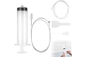 Fridge Drain Hole Cleaning Tool - Vaktop 5PCS Fridge Cleaner, Drain Pipe Cleaning Brush, Reusable Refrigerator Drain Dredging Tool Kit - for Refrigerator Cleaning, Kitchen Drain Hole Remover