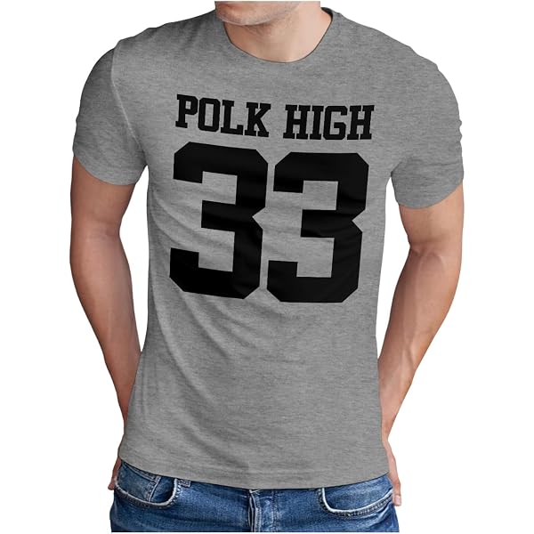 Polk High Fun T-Shirt – Aus 100% Baumwolle, Öko-Tex Zertifiziert, In Größen S Bis XXL Für Damen & Herren