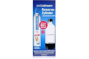 SodaStream 4052000391-11/13, Cilindro Co2 per 60 L + Bottiglia PET 1 Litro